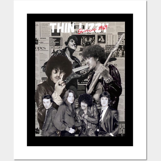 Thin Lizzy Wall Art by FunComic